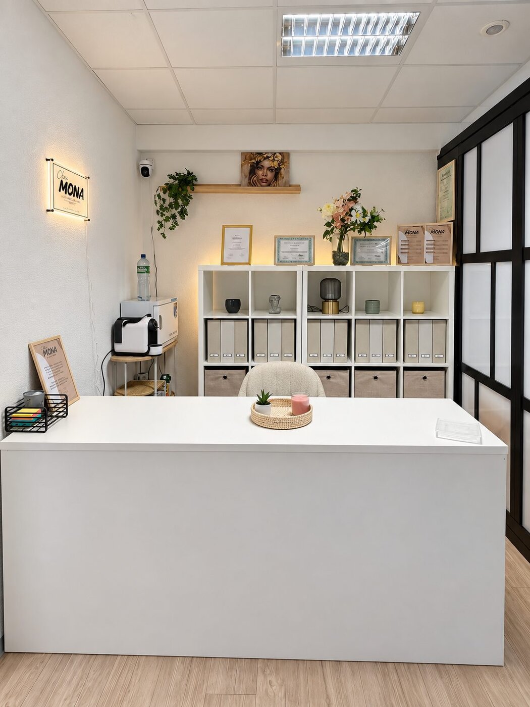 Accueil et réception de l'institut